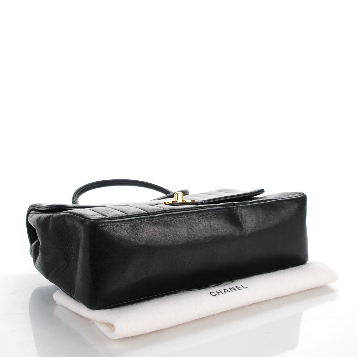 Chanel Lambskin Vertical Quilt Small Flap Black 4 of 9