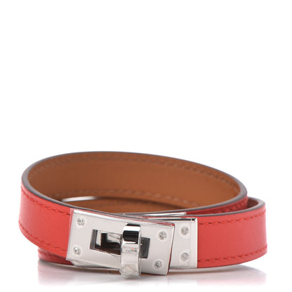 Hermes Swift Kelly Double Tour Bracelet Rouge Tomate 1 of 6