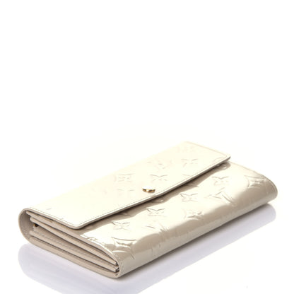 Louis Vuitton Vernis Sarah Wallet Blanc Corail 4 of 6