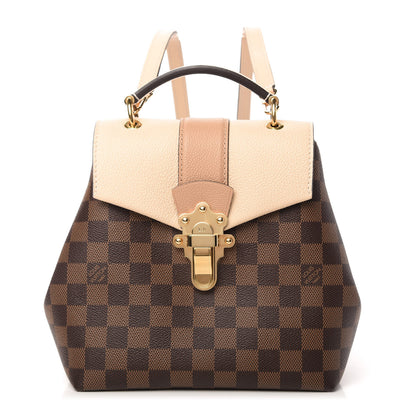 Louis Vuitton Damier Ebene Clapton Backpack Creme 1 of 11
