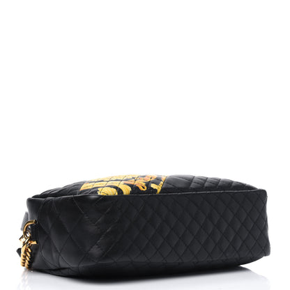 Versace Nappa Barocco Printed Icon Camera Bag Black 4 of 5