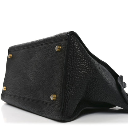 Celine Bullhide Calfskin Medium Ring Bag Black 16 of 18