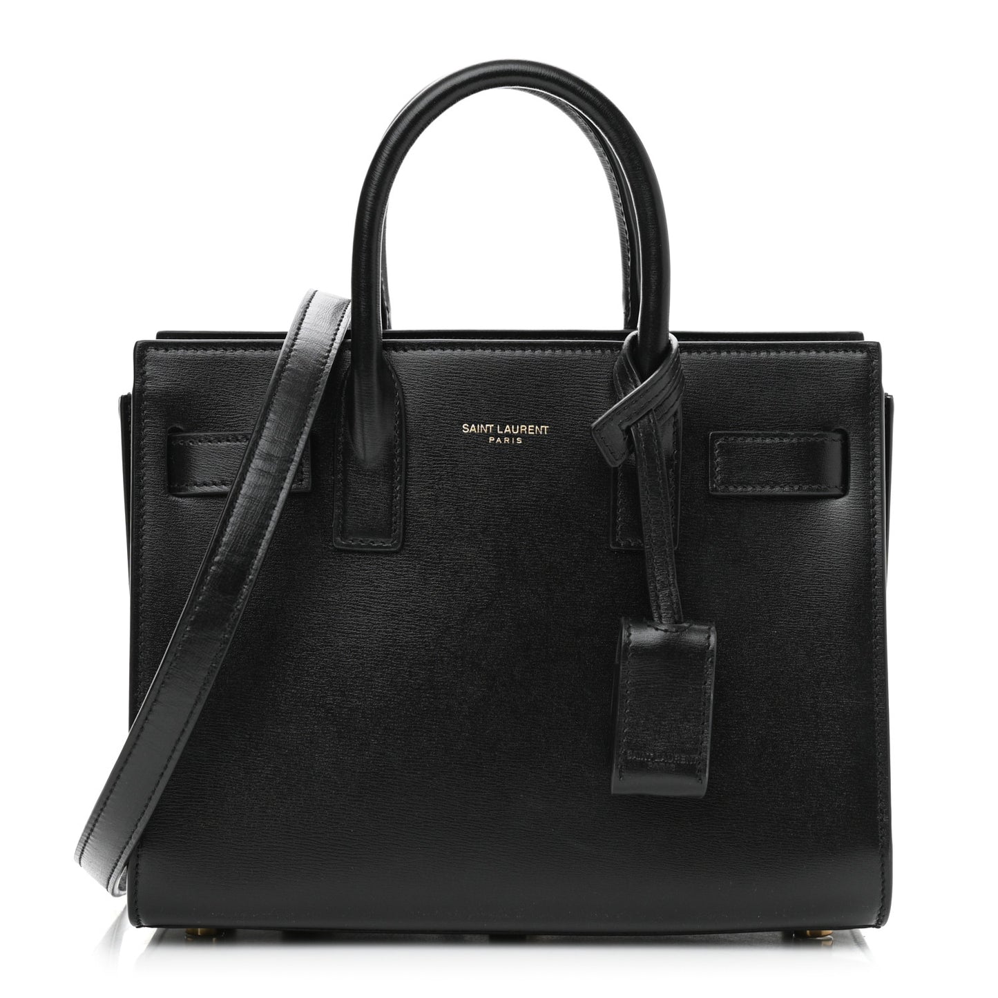 Calfskin Nano Sac De Jour Black