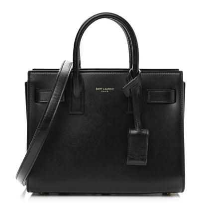 Saint Laurent Calfskin Nano Sac De Jour Black 1 of 9