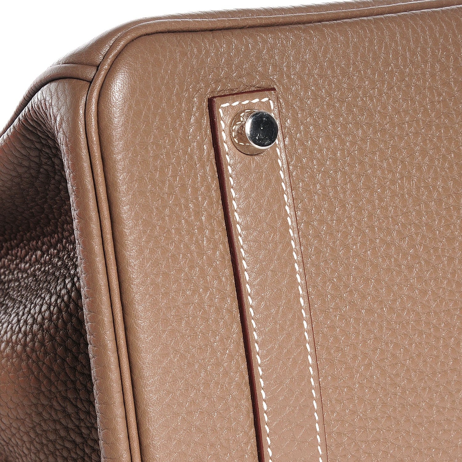 Hermes Taurillon Clemence Birkin 35 Etoupe 20 of 22