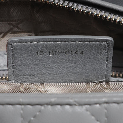 Christian Dior Lambskin Cannage Medium Lady Dior Grey 7 of 9