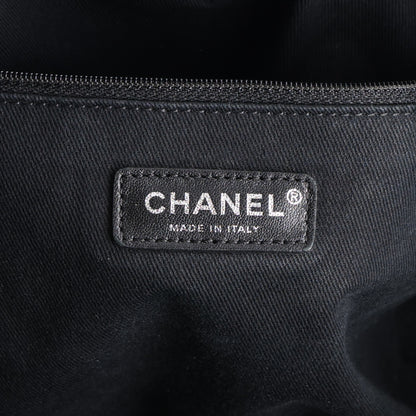 Chanel Canvas Pearl Medium Deauville Tote Black 6 of 10