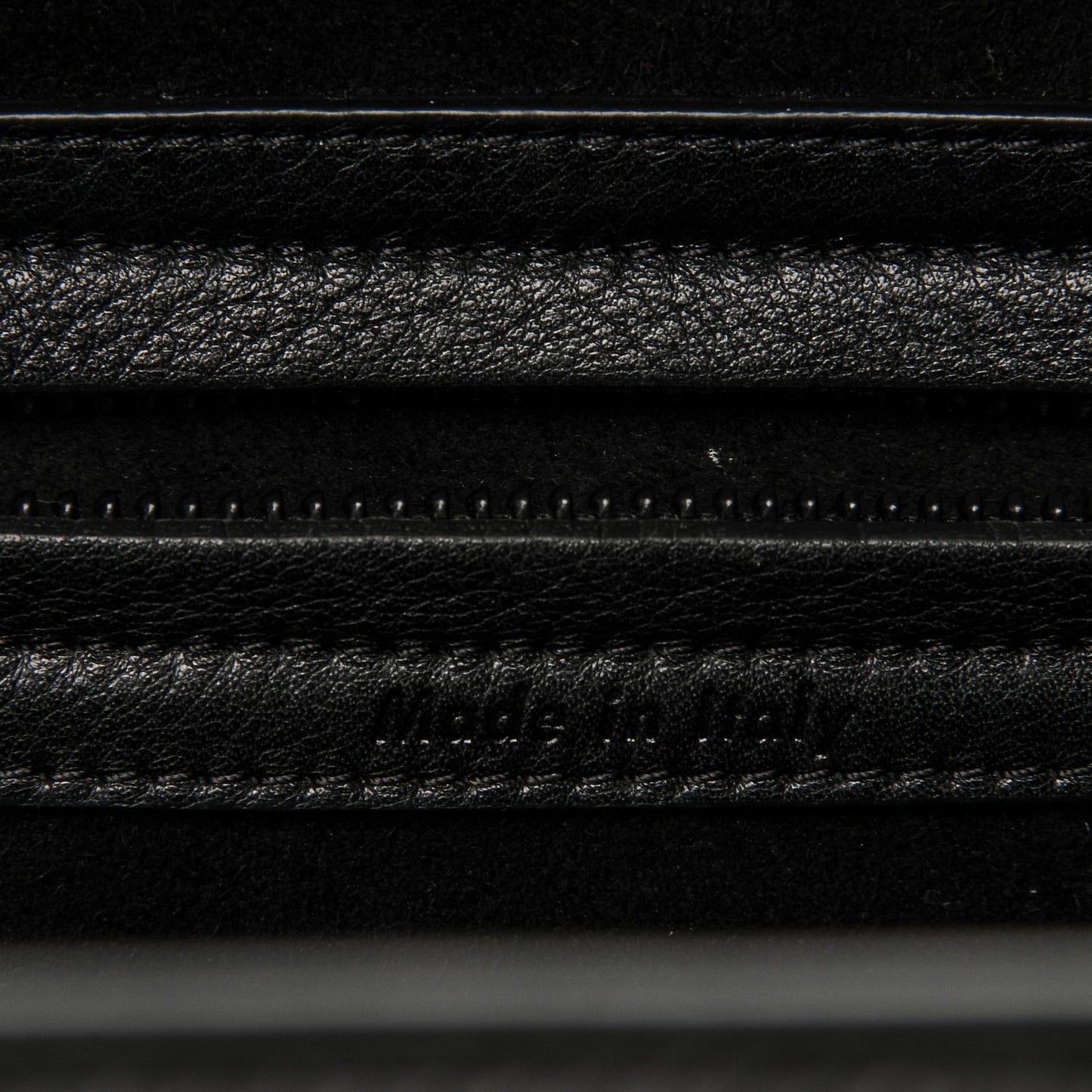 Supple Calfskin Medium Phantom Luggage Black
