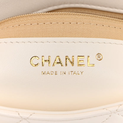 Chanel Lambskin Quilted Mini Funky Town Flap White 6 of 12