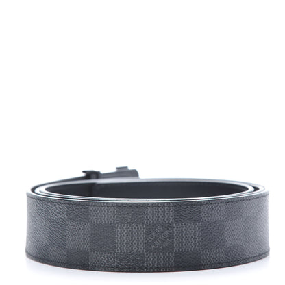 Louis Vuitton Damier Graphite LV Initiales Belt 120 48 2 of 7