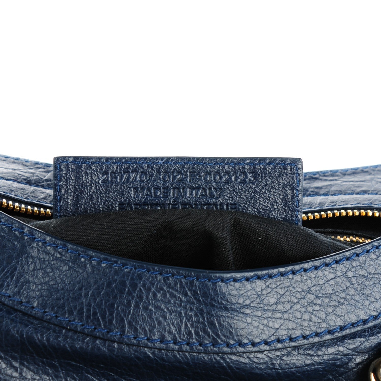 Balenciaga Agneau Giant 12 Gold Hardware City Bleu Obscur 7 of 7