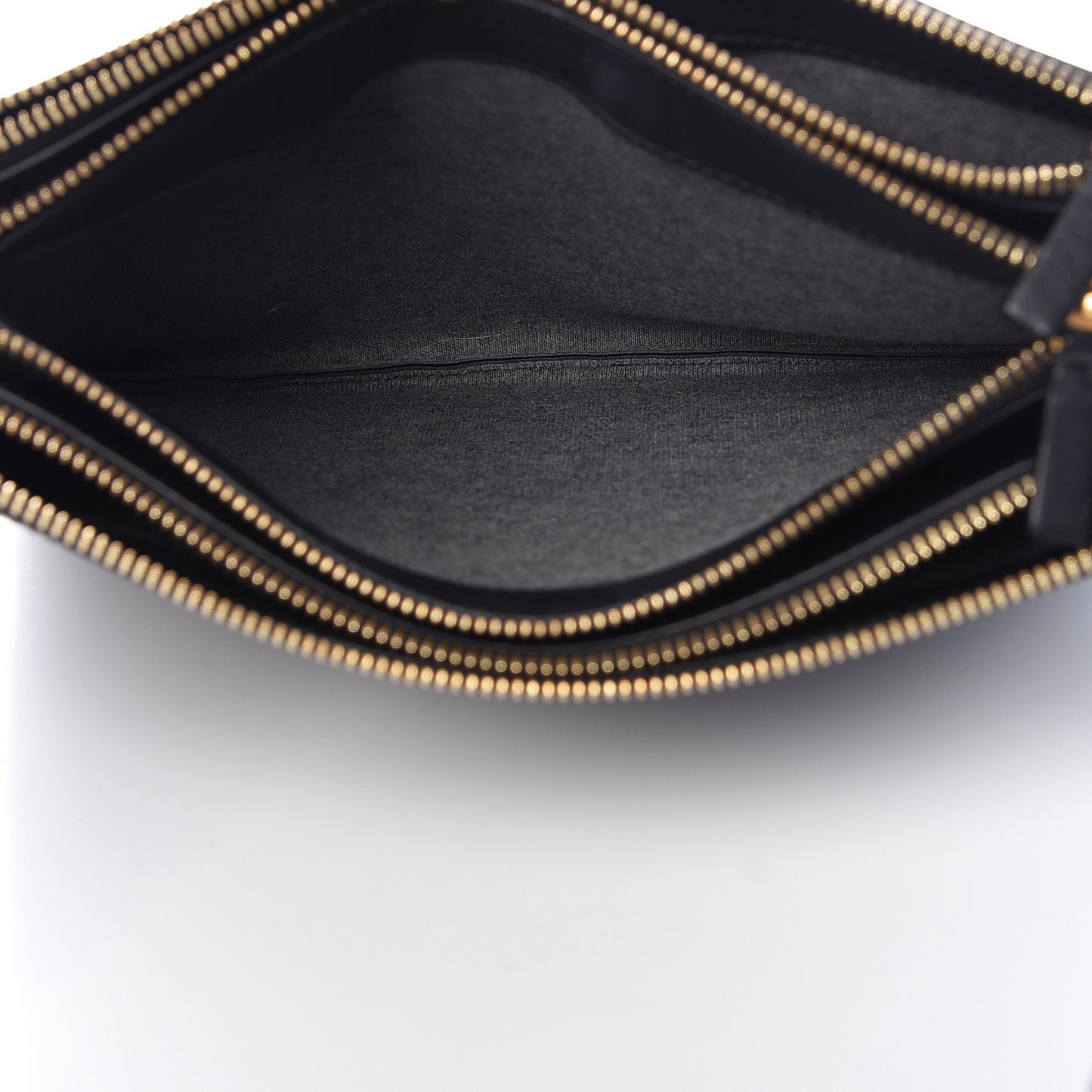 Lambskin Large Trio Crossbody Bag Black
