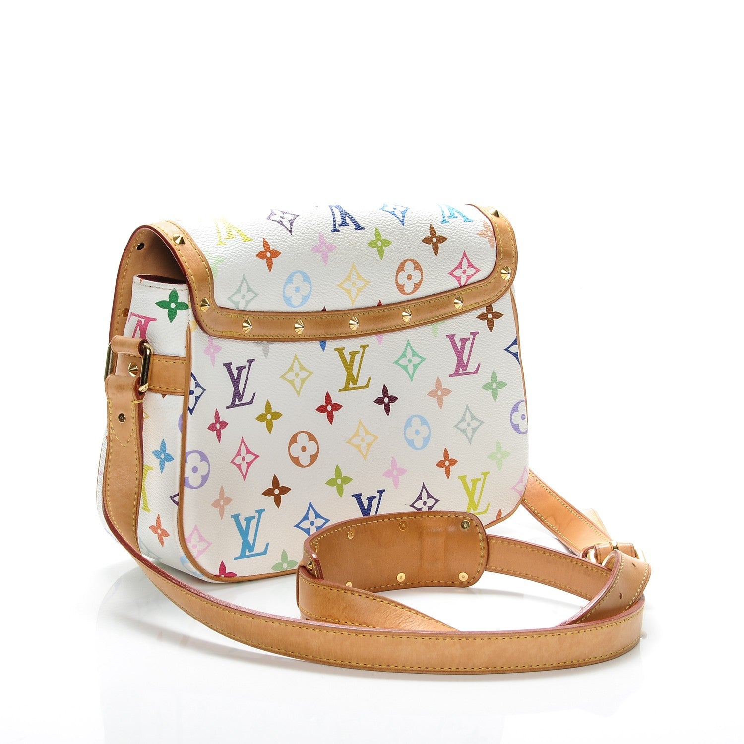 Louis Vuitton Monogram Multicolor Sologne White 3 of 9