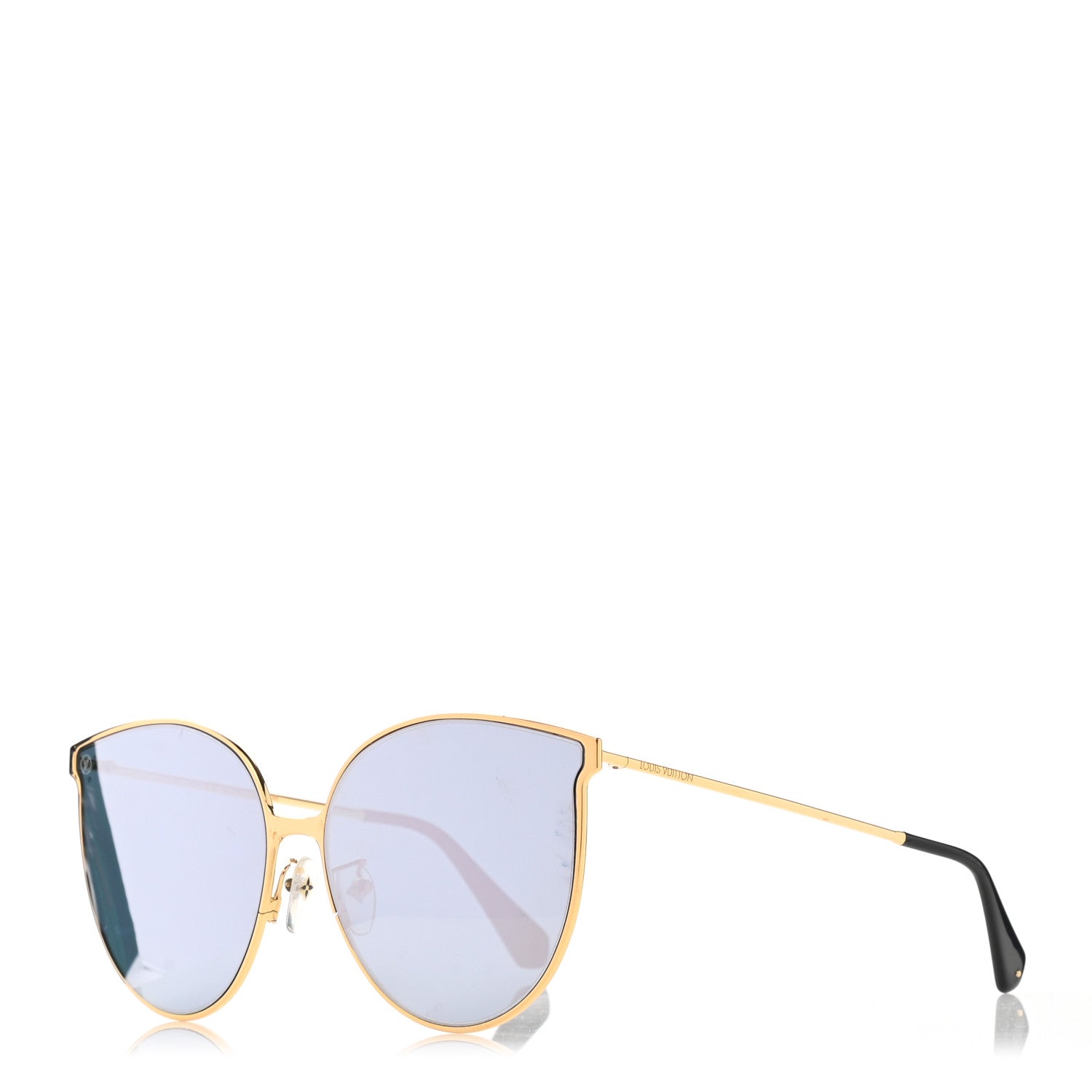 Louis Vuitton I Feel Pretty Sunglasses Z1223E Gold 1 of 7