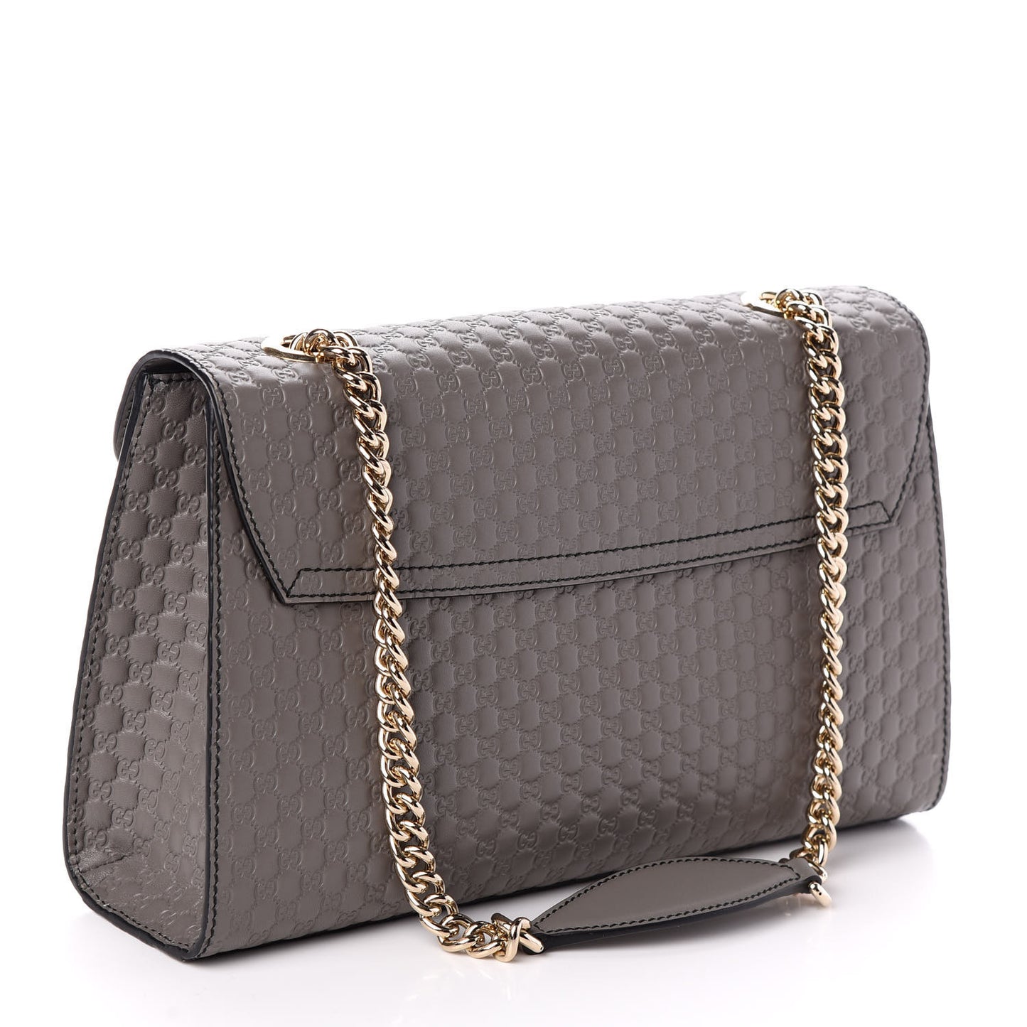 Soft Microguccissima Medium Emily Chain Shoulder Bag Loess