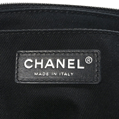 Chanel Vinyl Quilted In the Business Flap Bag Black 7 of 9