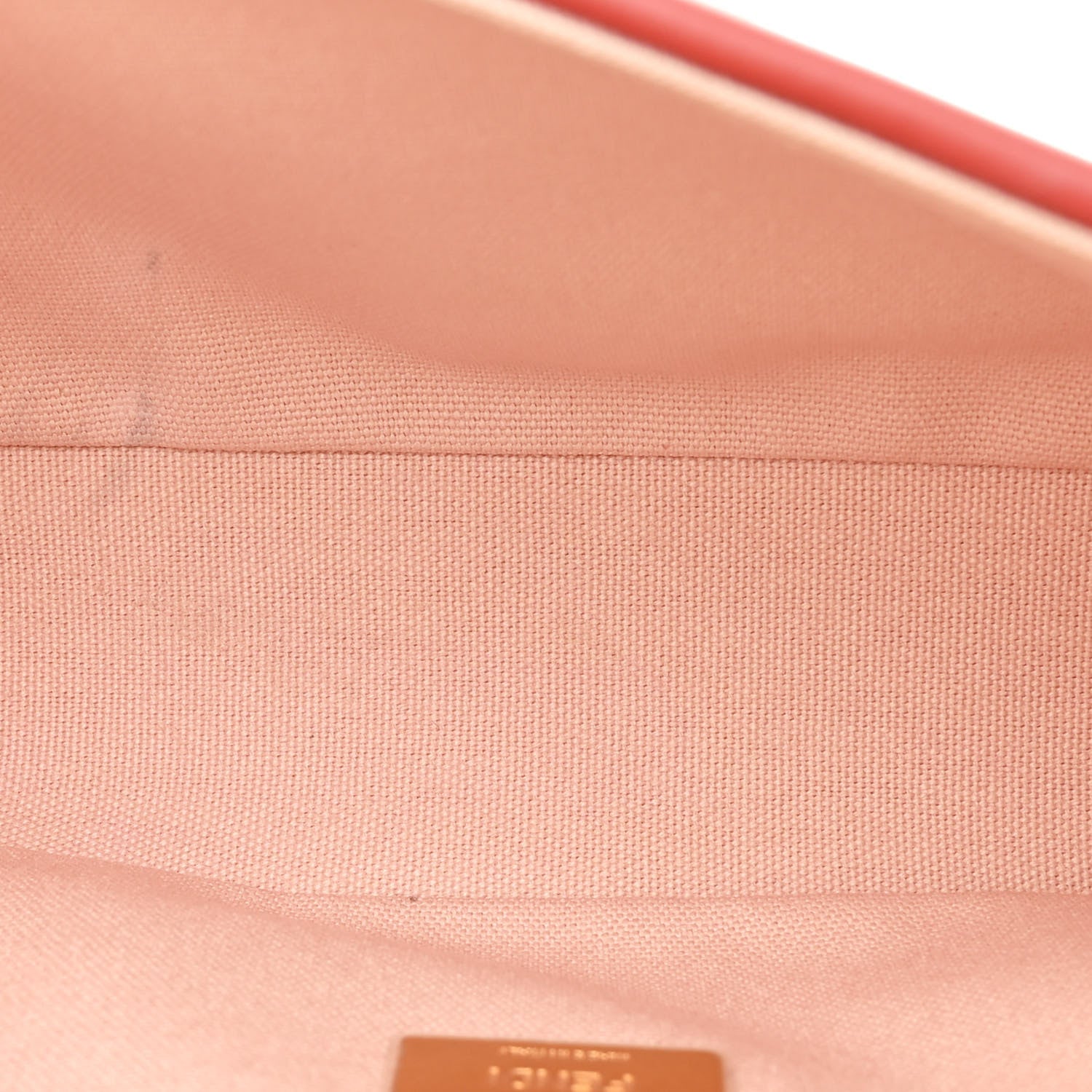 Fendi Canvas Vitello King FF Embroidered Baguette Rosa Quarzo Bloody Mary Multicolor 5 of 10