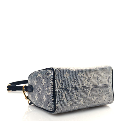 Louis Vuitton Monoglam Speedy Bandouliere 20 Blue 4 of 10