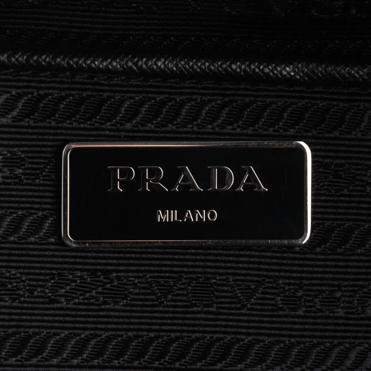 Prada Nylon Vela Flat Messenger Bag Black 6 of 8