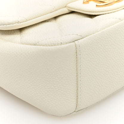 Chanel Caviar Quilted Mini Chain Soul Flap White 9 of 10