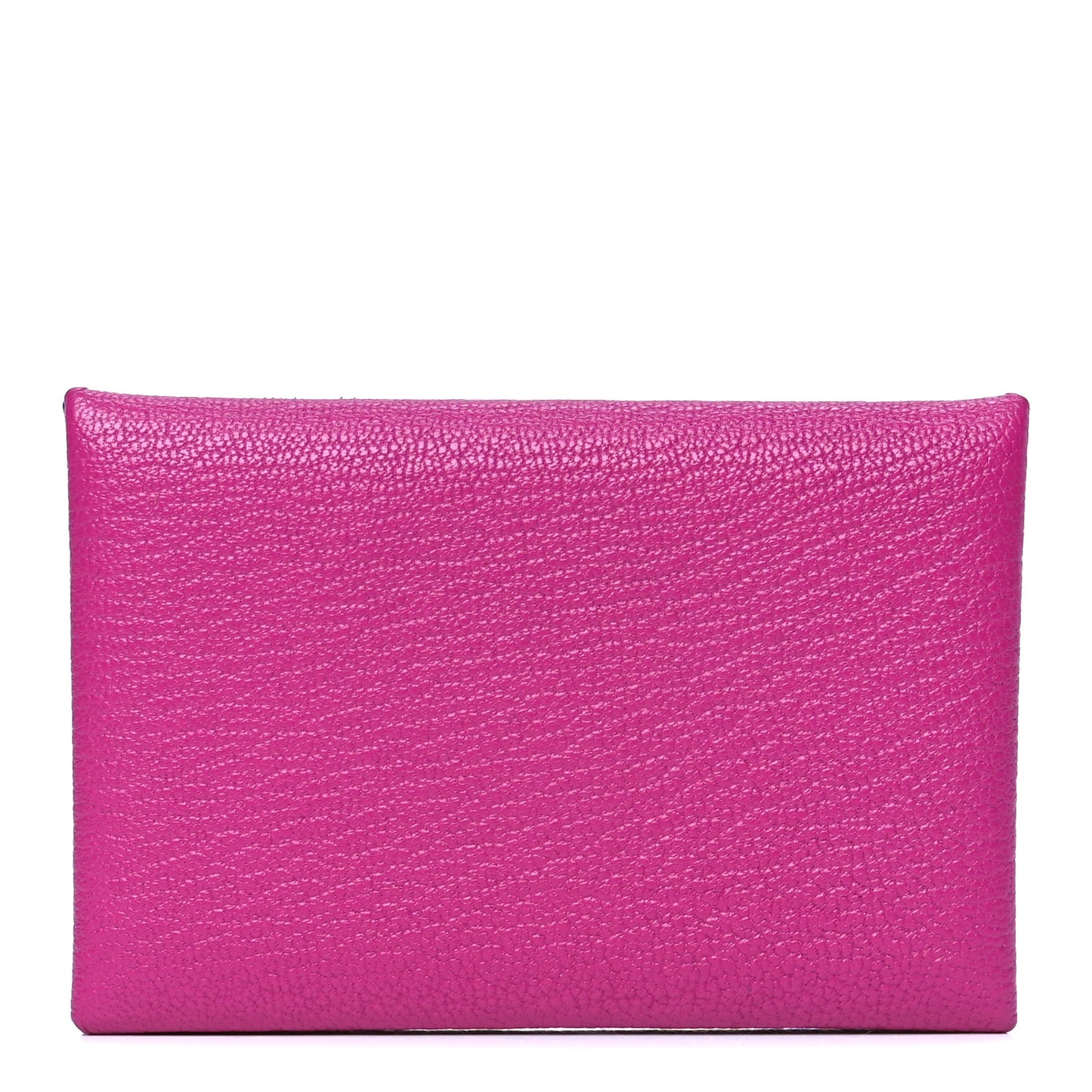 Chevre Mysore Calvi Card Case Rose Pourpre