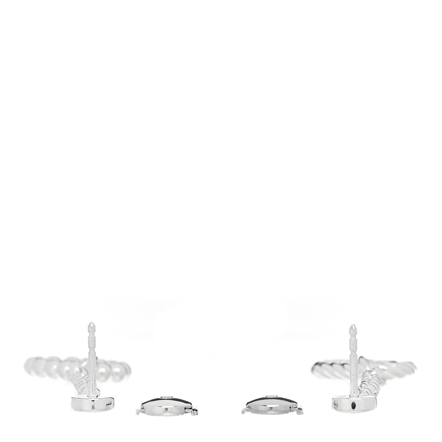 Sterling Silver Chaine d'ancre Alea II Dangle Earrings