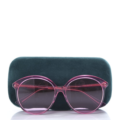 Gucci Acetate GG Sunglasses GG0257S Pink 8 of 8