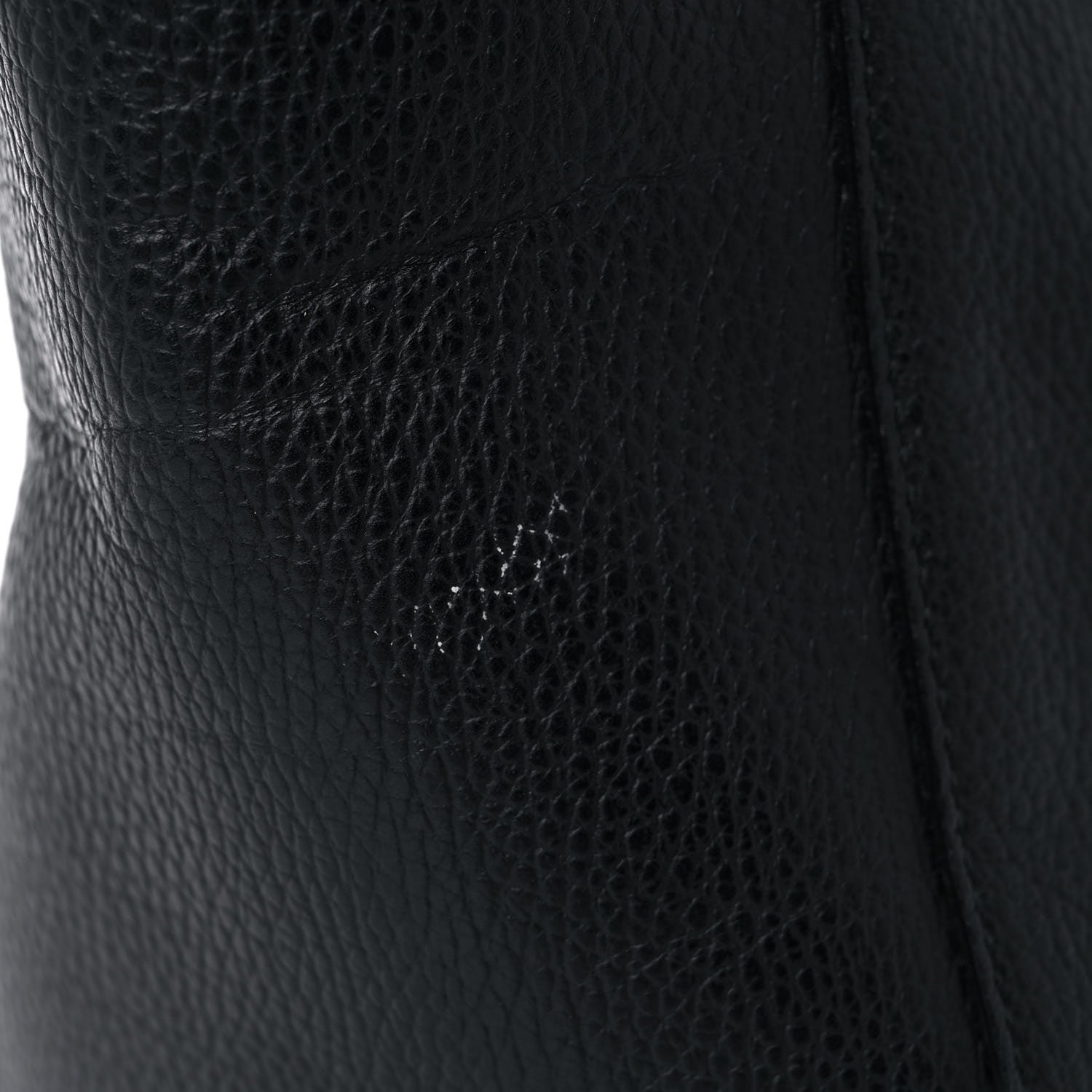 Gucci Pebbled Calfskin Small Swing Tote Black 15 of 17