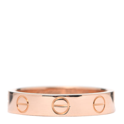 Cartier 18K Pink Gold 3.5mm LOVE Wedding Band Ring 48 4.5 1 of 4