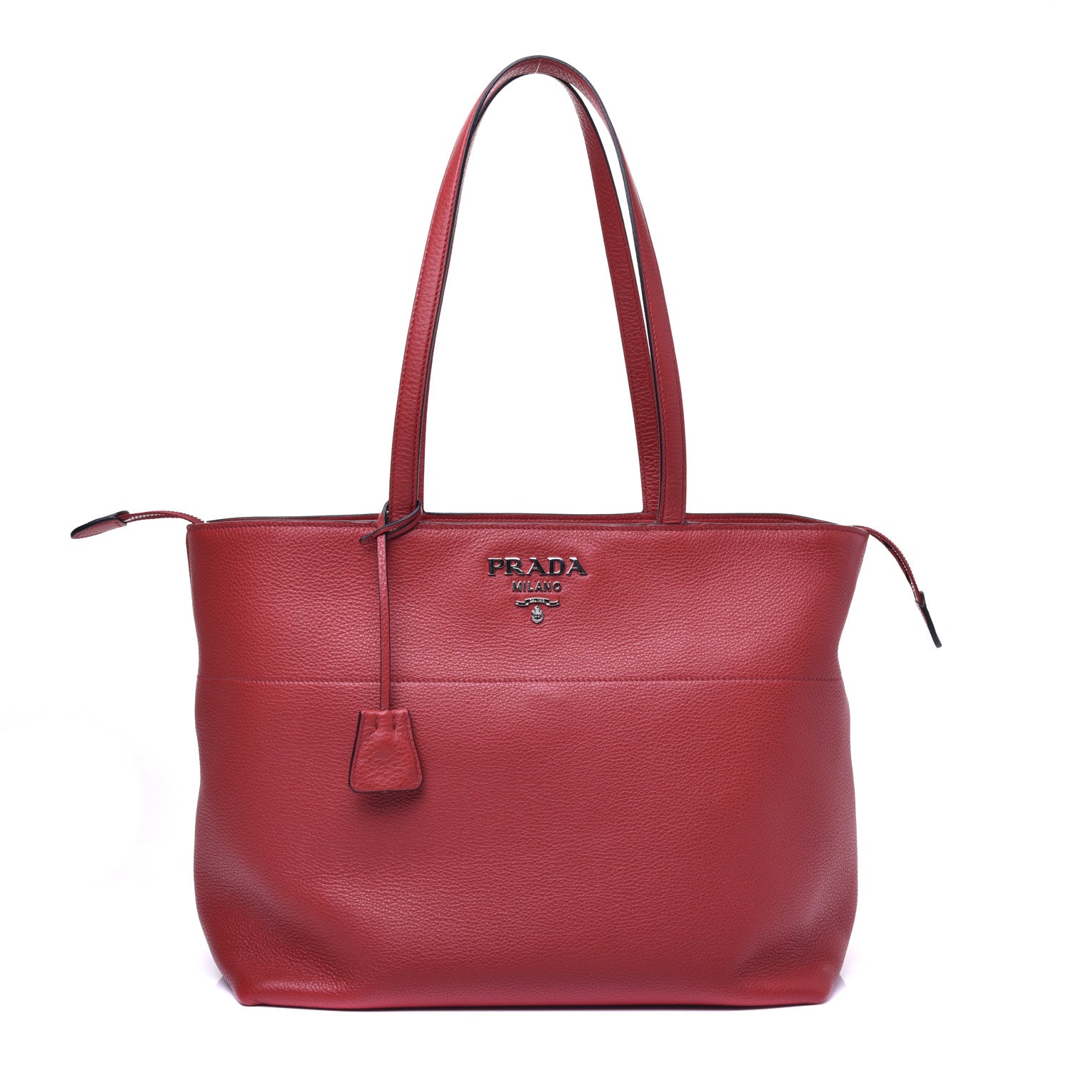 Prada Vitello Phenix Tote Rosso 1 of 10