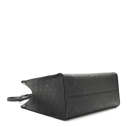 Louis Vuitton Empreinte Monogram Giant Onthego MM Black 3 of 8