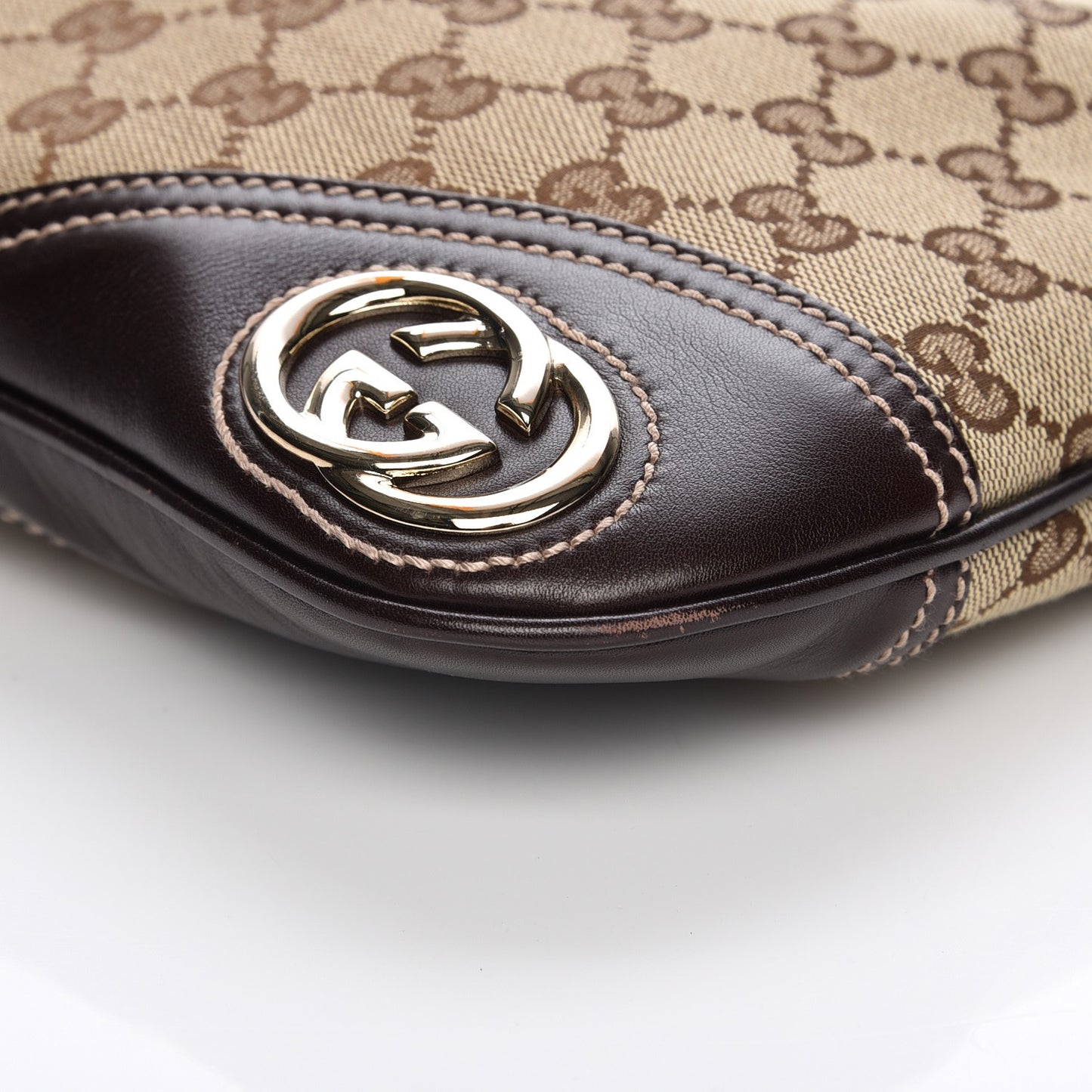 Monogram Medium New Britt Hobo Dark Brown