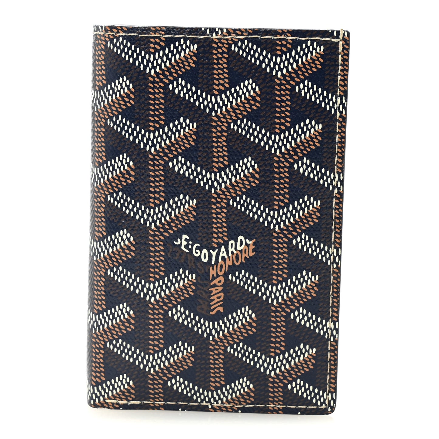 Goyardine Saint Pierre Card Holder Navy