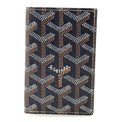 Goyard Goyardine Saint Pierre Card Holder Navy 1 of 7