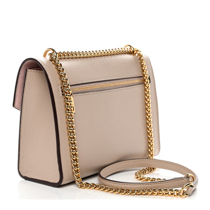 Louis Vuitton Soft Calfskin Mylockme Chain Bag BB Greige 3 of 10
