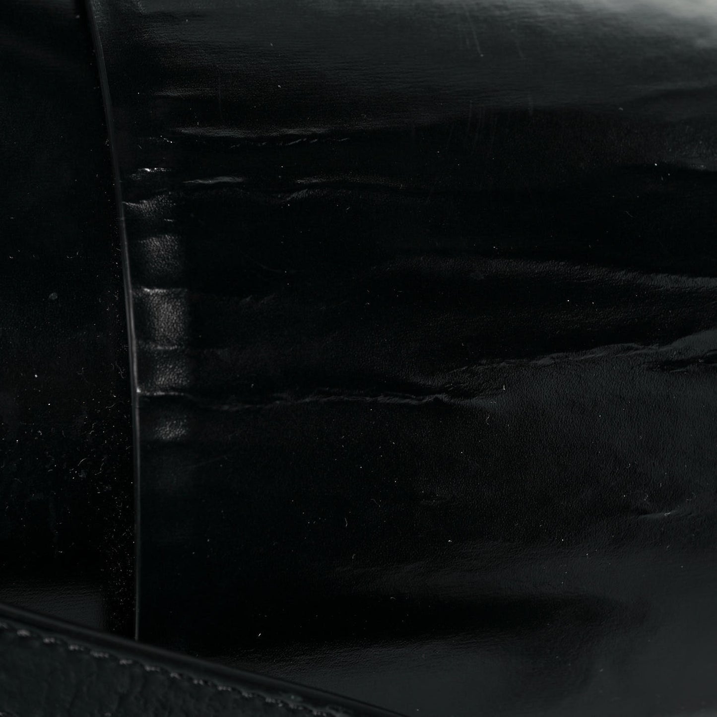 Calfskin Infinity Flap Bag Black