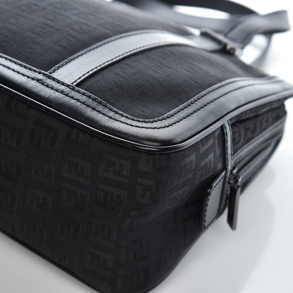 Fendi Zucchino Satchel Black 11 of 11