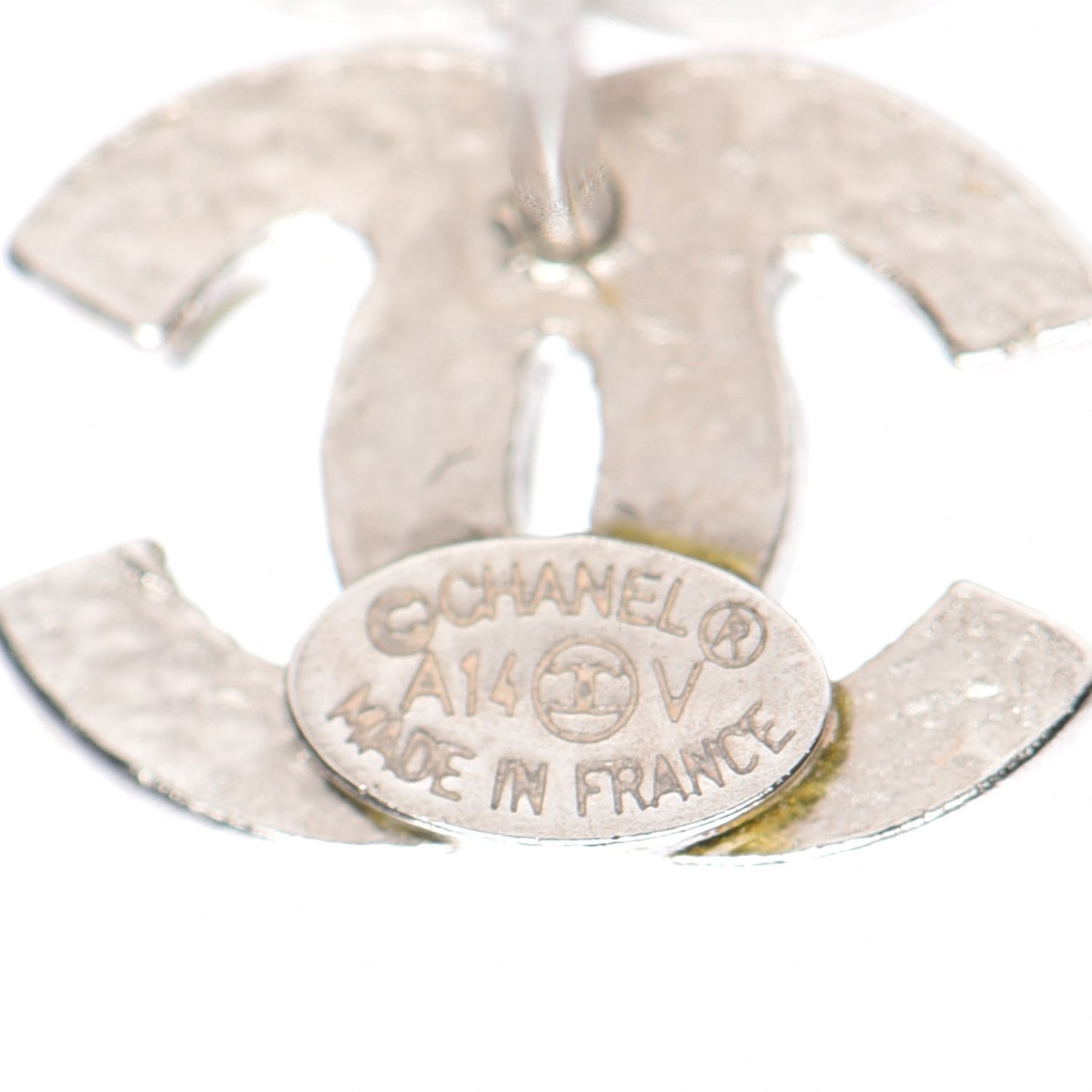 Crystal Timeless CC Earrings Silver