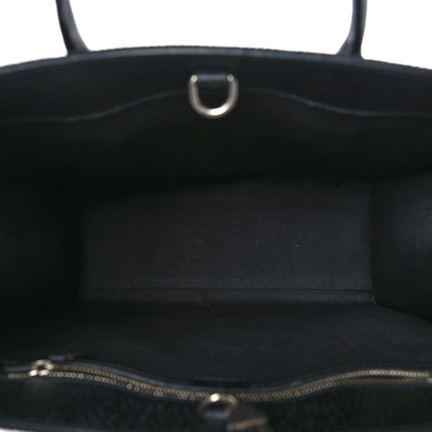 Gucci Monogram Jumbo GG Textured Dollar Calfskin Tote Bag Black 5 of 8