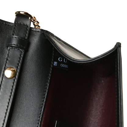 Gucci Smooth Calfskin Mini Zumi Shoulder Bag Black 8 of 13