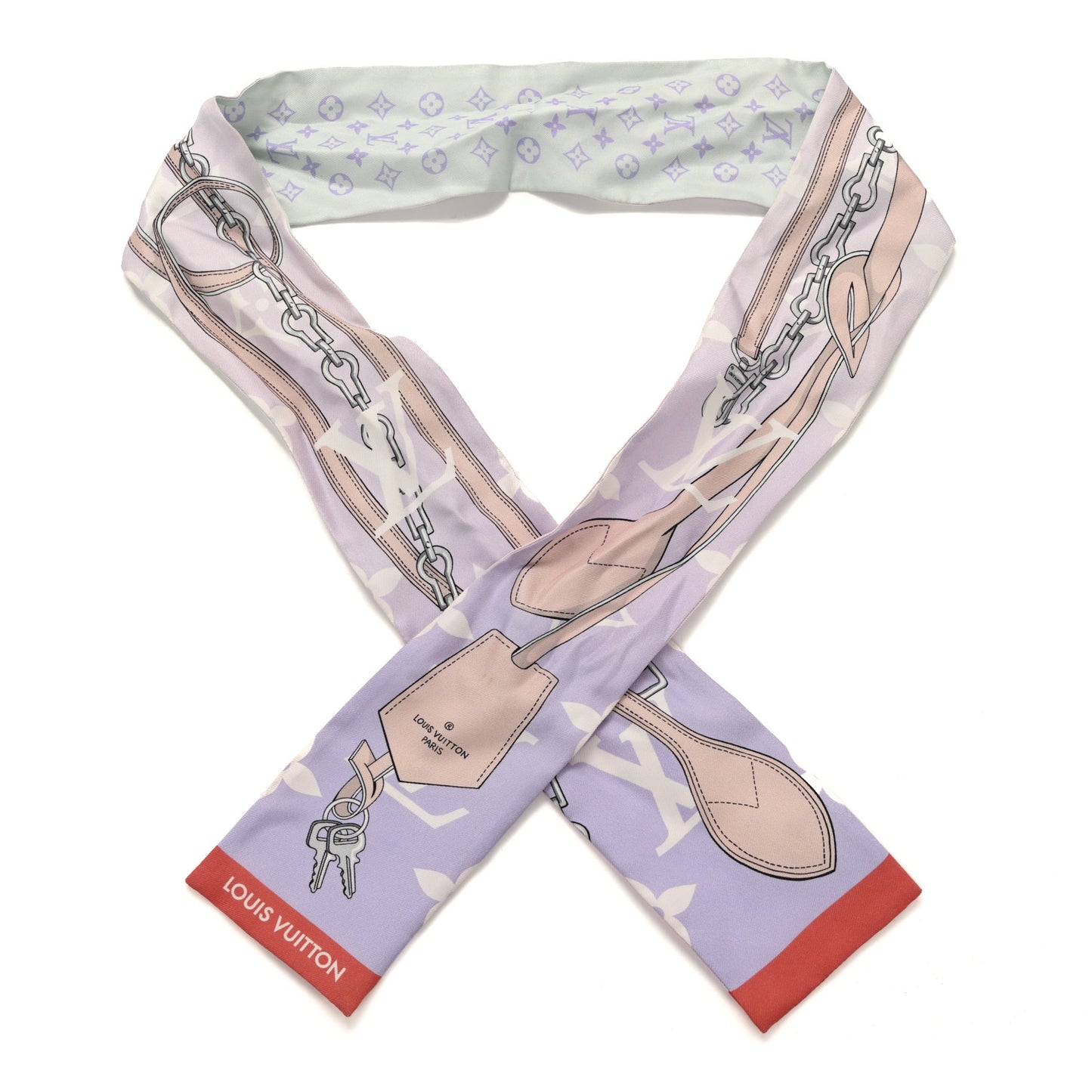 Silk Monogram All That Straps Bandeau Mauve