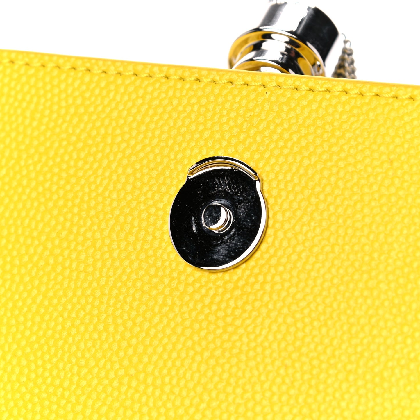 Grain De Poudre Classic Monogram Kate Tassel Chain Wallet Mimosa