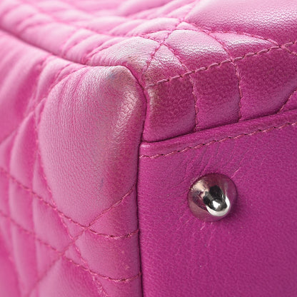 Christian Dior Lambskin Cannage Medium Lady Dior Pink 13 of 17