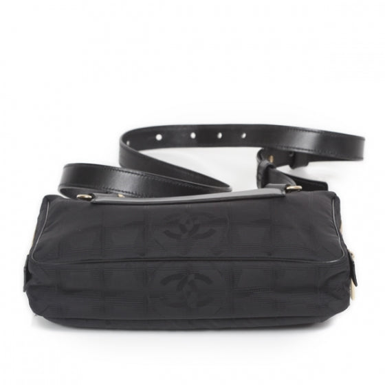 Nylon Travel Convertible Belt Bag Black
