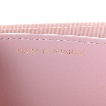 Chanel Caviar Quilted Coco Candy Card Holder On Chain Light Pink 9 of 10