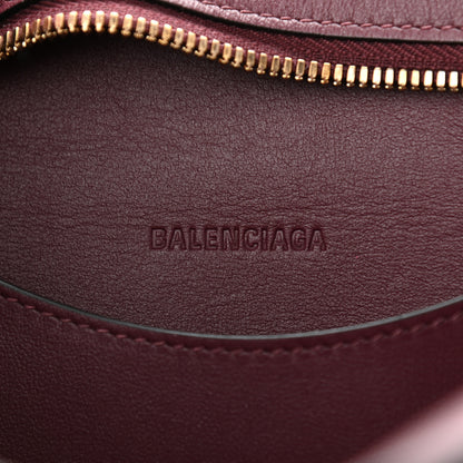 Balenciaga Smooth Calfskin Brass Hardware Neo Classic S City Burgundy 6 of 9
