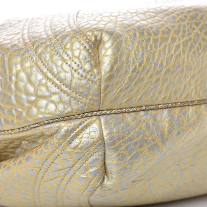 Fendi Nappa Nuvolata Bimetal Spy Oro Argento 8 of 13