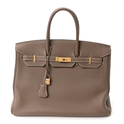 Hermes Togo Birkin 35 Etoupe 1 of 10
