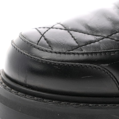 Christian Dior Calfskin Cannage D-Leader Ankle Boots 40.5 Black 11 of 11