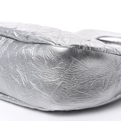 Chanel Metallic Crumpled Calfskin Small 31 Shopping Bag Silver 9 of 9
